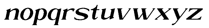 Trickstar Semi Bold Italic Font LOWERCASE