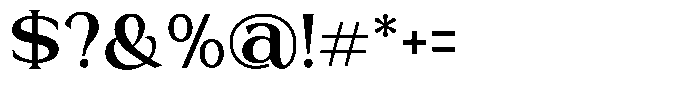 Trickstar Semi Bold Font OTHER CHARS