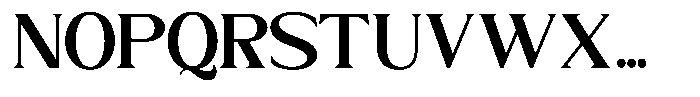 Trickstar Semi Bold Font UPPERCASE