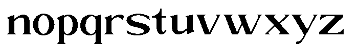 Trickstar Semi Bold Font LOWERCASE