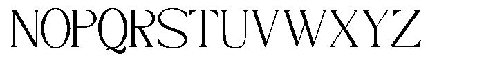 Trickstar Thin Font UPPERCASE