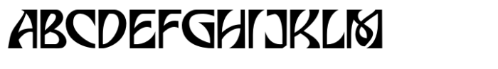 Tricky Avenue Regular Font UPPERCASE