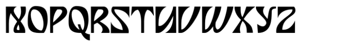 Tricky Avenue Regular Font UPPERCASE