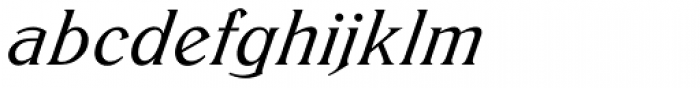 Trieste EF Medium Italic Font LOWERCASE