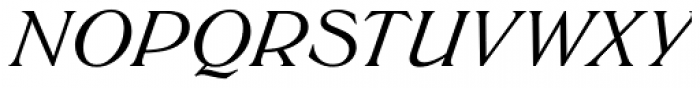 Trieste SB Medium Italic Font UPPERCASE