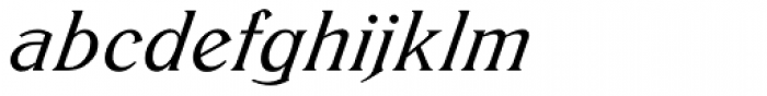 Trieste SB Medium Italic Font LOWERCASE