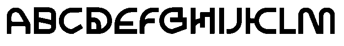 Trifullnt Font UPPERCASE