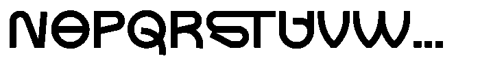 Trifullnt Font UPPERCASE