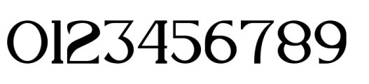 Trige Regular Font OTHER CHARS