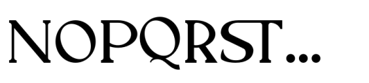 Trige Regular Font UPPERCASE