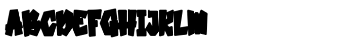 Trigger Graffiti Outline 1 Font UPPERCASE