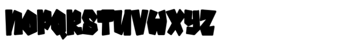 Trigger Graffiti Outline 1 Font LOWERCASE