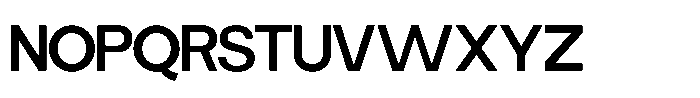 Trigue Sans Font UPPERCASE