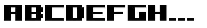 Triker Font UPPERCASE