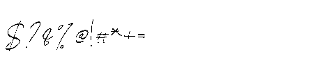 Trimeira Signature Font OTHER CHARS
