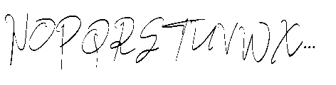 Trimeira Signature Font UPPERCASE