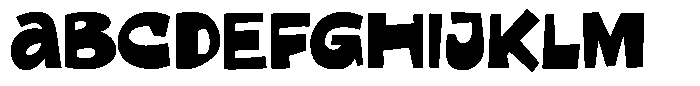 Trimen Drawing Regular Font UPPERCASE
