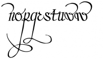 Trinculo Font UPPERCASE