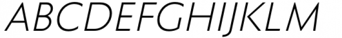 Trinidad Neue Light Oblique Font UPPERCASE