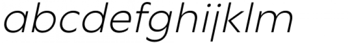 Trinidad Neue Light Oblique Font LOWERCASE