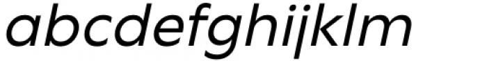Trinidad Neue Medium Oblique Font LOWERCASE