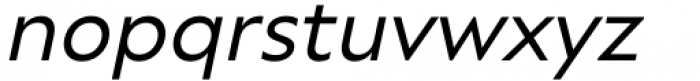 Trinidad Neue Medium Oblique Font LOWERCASE