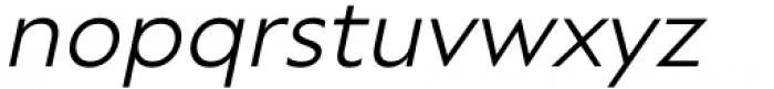 Trinidad Neue Regular Oblique Font LOWERCASE