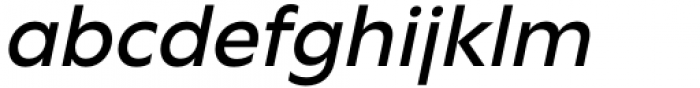 Trinidad Neue Semi Bold Oblique Font LOWERCASE