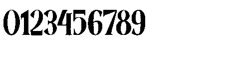 Trinity Note Font OTHER CHARS