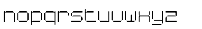 Trionik 01 b Font LOWERCASE