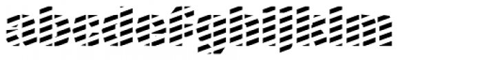Tripper Tricolor Pro Stripe Font LOWERCASE