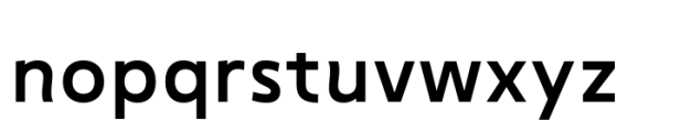Trism Medium Font LOWERCASE