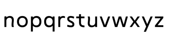 Trism Regular Font LOWERCASE