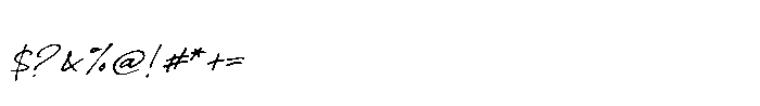 Tritopani Font OTHER CHARS