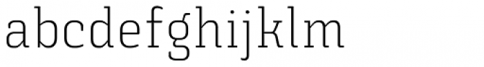 Triunfo Light Narrow Font LOWERCASE
