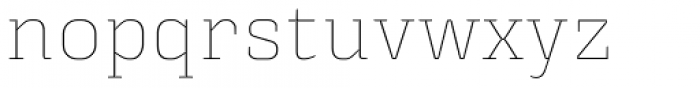 Triunfo Thin Font LOWERCASE