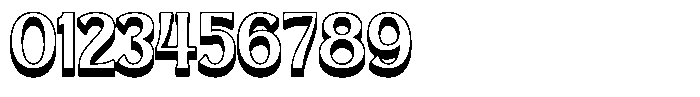 Trivelas 21 3D Regular Font OTHER CHARS