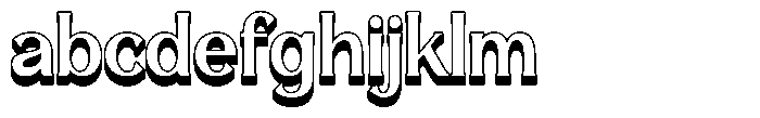 Trivelas 21 3D Regular FONT