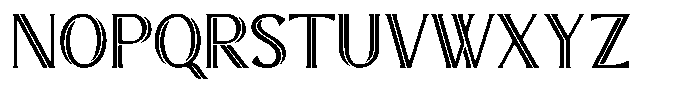 Trivelas 21 Line Font UPPERCASE