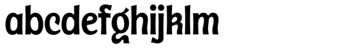 Trivenia Regular Font LOWERCASE