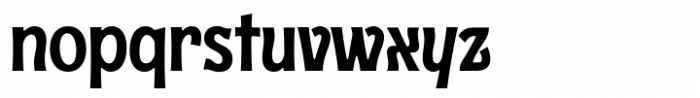 Trivenia Regular Font LOWERCASE