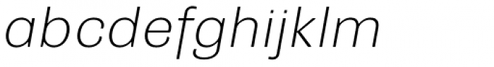 Trivia Grotesk R1 Italic Font LOWERCASE