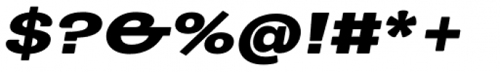 Trivia Grotesk X3 Bold Italic Font OTHER CHARS
