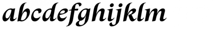 Trivia Humanist Bold Italic Font LOWERCASE