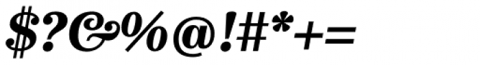 Trivia Serif 10 Bold Italic Font OTHER CHARS