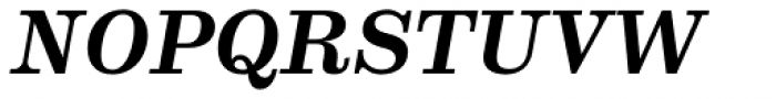 Trivia Serif 10 Bold Italic Font UPPERCASE
