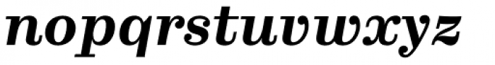 Trivia Serif 10 Bold Italic Font LOWERCASE