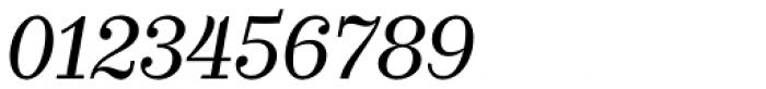 Trivia Serif 10 Italic Font OTHER CHARS