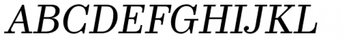 Trivia Serif 10 Italic Font UPPERCASE