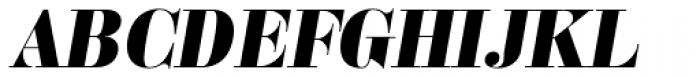 Trivia Serif Black Italic Font UPPERCASE